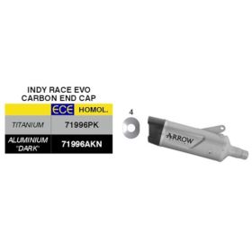 Silencieux ARROW Indy Race EVO en titane homologué pour QJMOTOR SRK 800 RR