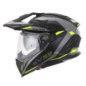 KAPPA KV33 Wizard Enduro Dual-Road Helm grau schwarz gelb