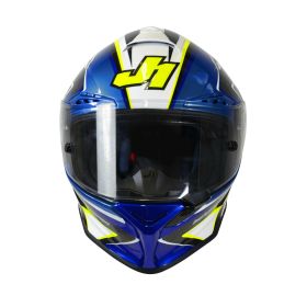 Casco Integrale JUST1 J-GPR BALDASSARRI REPLICA blu/nero/giallo