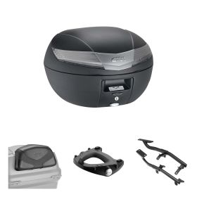 Kit topcase GIVI V40 TECH noir fumé pour HONDA ADV 350 / Forza 125/300/350