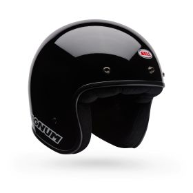 Casco Jet Cafe Racer Bell Magnum Nero Lucido
