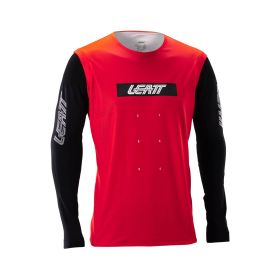 Maglia tecnica MTB LEATT Gravity 8.0 maniche lunghe rosso race