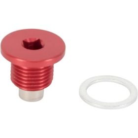 Vis de vidange magnétique rouge Moose Racing pour Husqvarna 4T 2004-2012