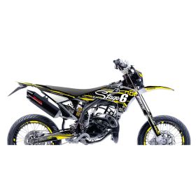 Stage6 Yellow Deco Graphic Kit for Fantic Xm 50 2017-2022
