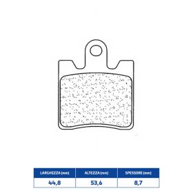 Plaquettes de frein CL BRAKES 3049MSC paire en composé fritté