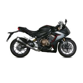 MIVV Delta Race Vollschwarzes Auspuffsystem für HONDA CBR 650 R