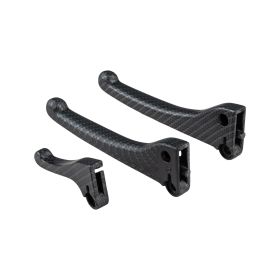 CIF Left/Right Brake/Clutch Lever Kit Carbon Look Plastic