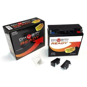 Batteria OKYAMI G19 pronta all'uso precaricata e sigillata 12V 22Ah 186x82x171mm