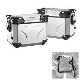Kit valises GIVI OUTBACK EVO SMART aluminium pour SUZUKI DL 650 V-Strom