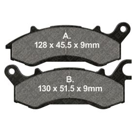 Plaquettes de frein EBC FA761