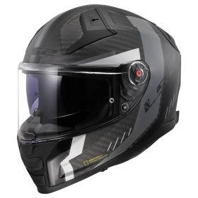 Casco Integrale LS2 FF811 VECTOR II CARBON Grid Nero Opaco Grigio