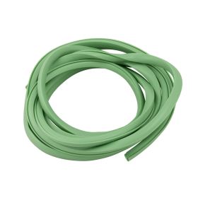 Stirsce listello pedana PREMIUM QUALITAT in gomma 3100x10mm verde 6021