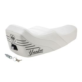 Sella NISA Giuliari Yankee bianco con serratura per Vespa/PV/ET3