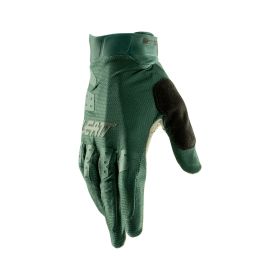 LEATT 2.0 X-Flow Summer MTB Gloves Fir Green with X-Flow Mesh and NanoGrip