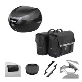 SHAD Kit SH34 Topcase und SW42 Taschen SE für KTM Duke 125/200/390