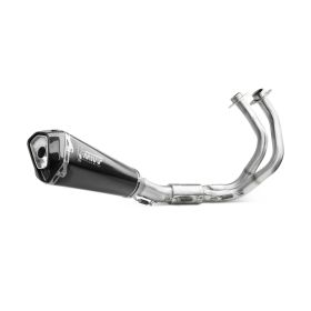 Komplettes MIVV Delta Race Auspuffsystem aus Edelstahl für KAWASAKI z650