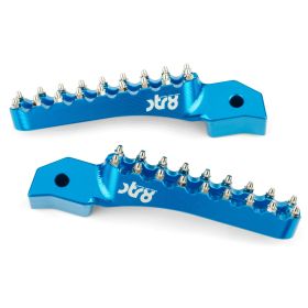STR8 MX EVO CNC Blau Beifahrerfußrasten SHERCO 50