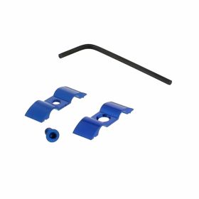 PRO-BOLT Bremsenschlauchhalter 7mm doppelt Aluminium blau