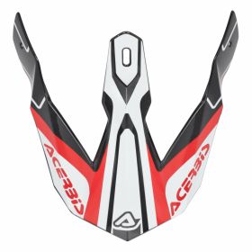 Frontino casco grigio/rosso ACERBIS per casco LINEAR
