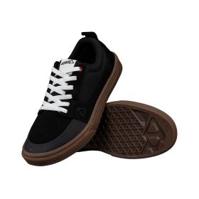 LEATT Flat 1.0 MTB Shoes Black RideGrip Sole Suede Upper