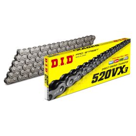 DID Übertragungs-Kit Kette VX3 112-520 Schwarzes Zahnrad 49z 14z Ritzel für Fantic
