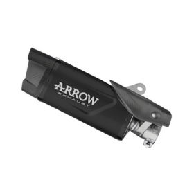 Arrow Indy Race EVO Schwarz alu Slip-on Schalldämpfer Carbon-Kappe Anschluss Yamaha YZF R1