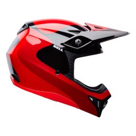 Casque motocross BELL Mx-10 Mips Wave rouge noir