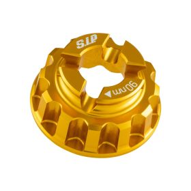SIP PERFORMANCE front drum nut protection SW22 gold for Vespa PK50/125/S