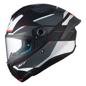 Full Face Helmet MT Helmets Targo S Kay B2 Black Gray Matt