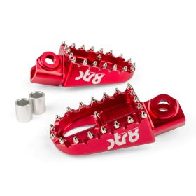STR8 MX EVO CNC Beifahrerfußrasten Rot RIEJU MRT