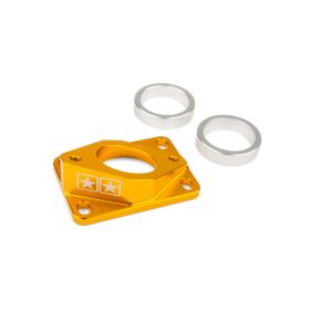 Stage6 High Flow Intake Manifold mk2 34mm Yellow for Am6/Derbi