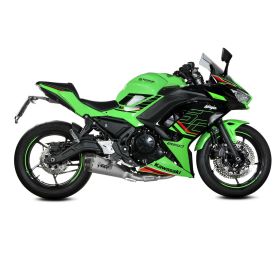 MIVV genehmigte komplette Auspuffanlage DELTA RACE aus Edelstahl für KAWASAKI NINJA 650