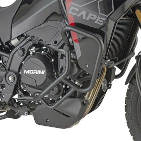 Paramoteur tubulaire KAPPA noir pour moto MORINI X-Cape 700