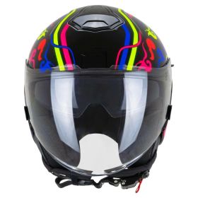Jethelm CGM 126S IPE DEMON schwarz blau rot gelb