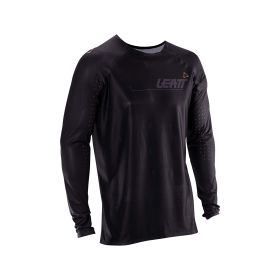Maillot motocross LEATT Moto 5.5 UltraWeld noir filet élastique