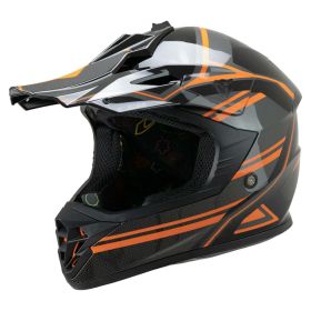 Cross child helmet CGM 267G DIRT-X FURY black grey orange