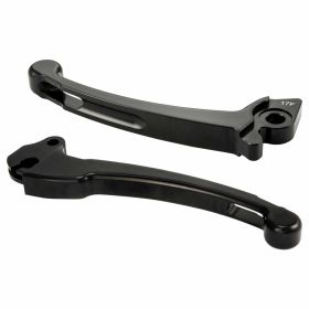 SIP CNC Anodized Black Aluminum Clutch/Brake Lever Set 2 Pieces