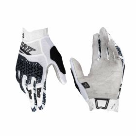 LEATT Lite 4.0 MTB Gloves White Protective NanoGrip Palm and ReaFlex Gel