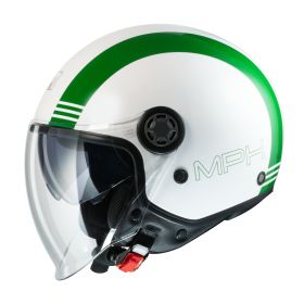 Casco Jet MPH ONE Italy Flag Verde Bianco Rosso