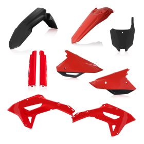 ACERBIS Verkleidungskit 9 Teile Schwarz/Rot für HONDA CRF RX