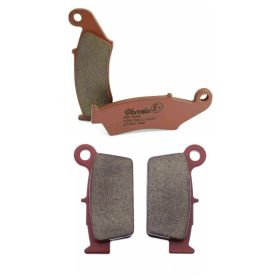 Kit de plaquettes de frein frittées BREMBO avant 07KA17SD et arrière 07YA41SD
