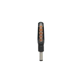 Freccia Singola LED KOSO GW-01 15 x 70 filettatura M8 x 1,25 Nero Omologata