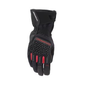 ACERBIS CROSSOVER WP genehmigte wasserdichte Winter-Motorradhandschuhe Schwarz