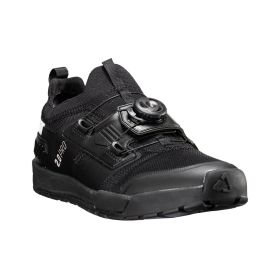 LEATT ProFlat 2.0 MTB Shoes Black with RideGrip Pro and WaffleGrip Pro