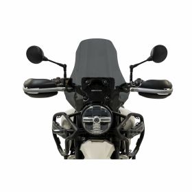 Cupolino medio ISOTTA Fumè scuro 420x350 attacchi inclusi per ROYAL ENFIELD himalayan
