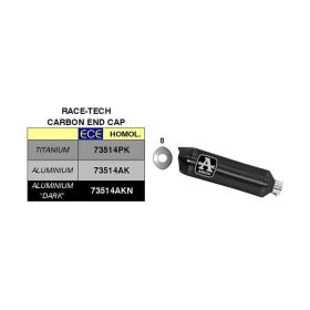 ARROW Race Tech Slip-On Auspuff Dunkel Aluminium und Sammler für Yamaha TMAX 560