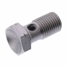 Bullone banjo JMP singolo M12x1.25 inox argento