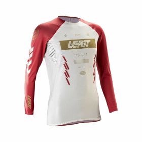 LEATT Gravity 5.0 Enduro Damen MTB Technisches Trikot Rot Rennen