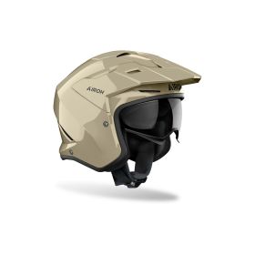 Casque Jet Trial AIROH Kombakt Cappuccino Poli