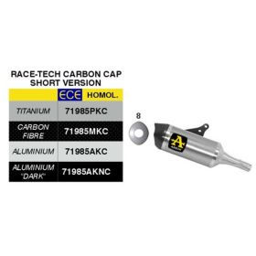 ARROW Race-Tech Titan Slip-On Auspuff genehmigt für Honda X-ADV 750